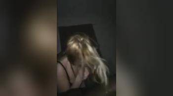 video of White girl gives her first bbc sloppy blowjob