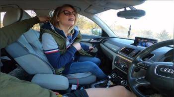 video of Couple fun in the car