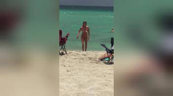 video of Nudist beach big boobed girl