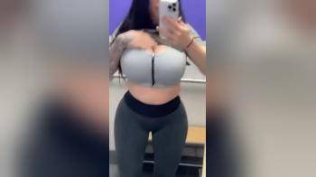 video of Big Tit Slut At The Gym