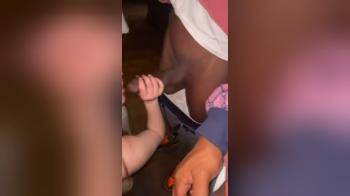 video of chubby slut blowing three blacks