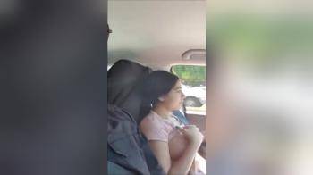 video of flashing big tits inthe car