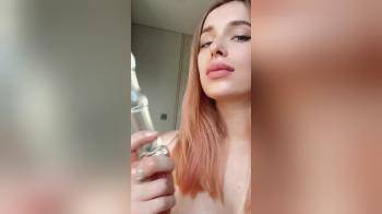 video of Beautiful Girl Licking Her Dildo