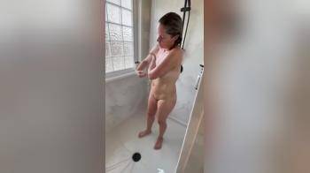 video of Caught wife in the shower