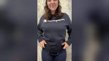 video of My tits are big, but I will steal your hoodies so weigh the pros and cons drop