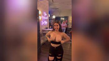 video of restaurant night tits tits