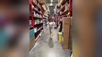 video of Flashing at the store