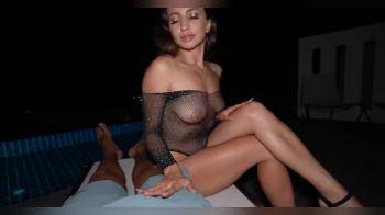 video of Amateur girl seduce step dad with a tight mesh and deepthroat
