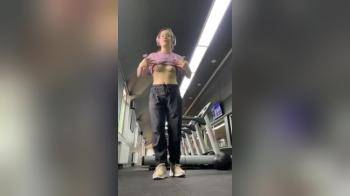 video of Sneaking Titties Out while Jumping