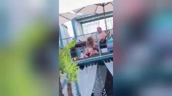 video of blowjob in th balcony