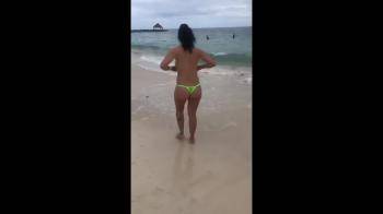 video of naked in the beach