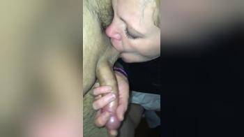 video of Swallowed all over her