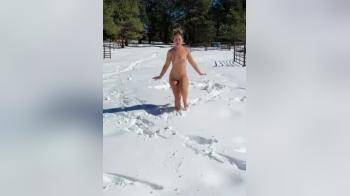 video of frolicking in the snow