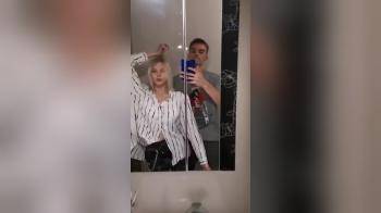 video of blondie enjoys pounding in bathroom
