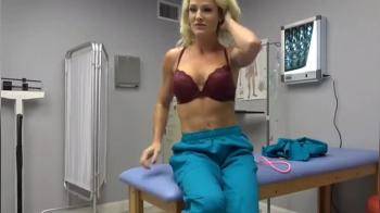 video of Nurse has late night cam fun