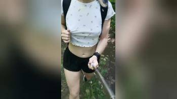 video of slutting it up on hike