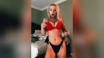 video of Cute busty blonde with big eyes 5