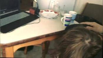 video of Gf sucking in the kitchen