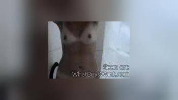 video of Italian wife caught in shower