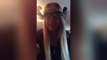 video of Howdy there - Blonde cowgirl flashing tits