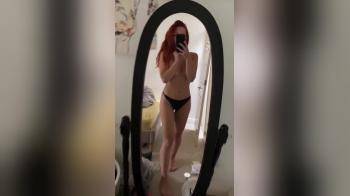 video of topless redhead showing her attitude