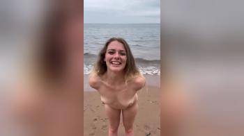 video of skinny dipping on the beach
