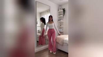 video of Beautiful girl in tight pants