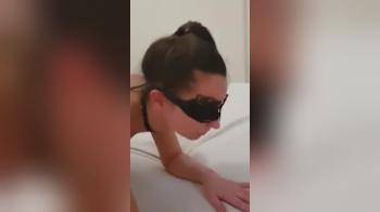 video of blindfold chick doggy pounding