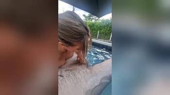 video of Baise hard dance in jacuzzi