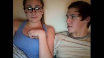 video of Couple enjoy webcam together