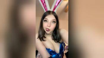 video of bunny showing her tit