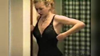video of sexy black slip