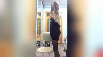 video of AUG13 skinny webcam strip show.