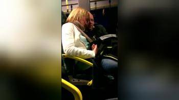 video of Orgasm on the bus