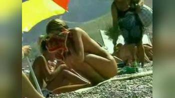 video of girl at beach