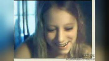 video of Cute blond on webcam