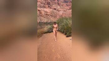 video of Nuce chick walking outdoors