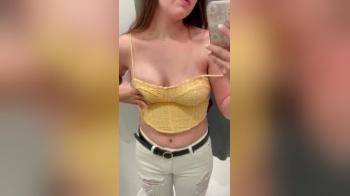 video of Girlfriend flashes in dressing room 2