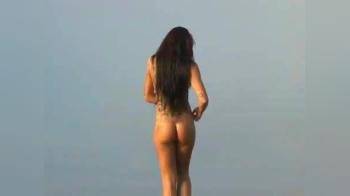 video of Wife shows of her lovely body