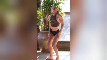 video of Dirty Blonde Striptease Dance