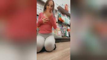 video of Flashing at the store