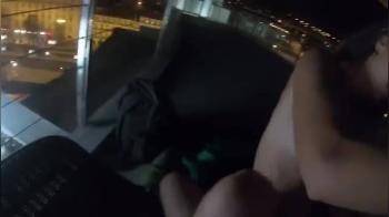 video of Rooftop sex filmed with selfie stick