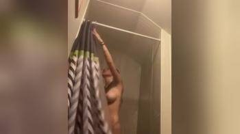 video of getting out of the shower