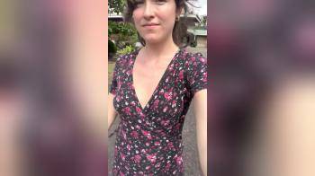video of Opening dress in public