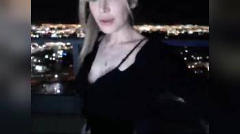 video of Hot blonde webcams on seattle apartment roof