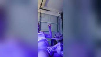 video of Sucking cock in a garage