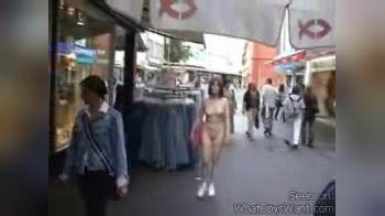video of naked shopping