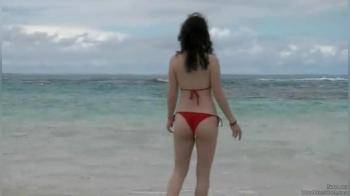 video of Girl at beach and home