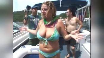 video of huge tits on a boat 2