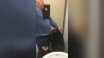 video of She fucks her teacher in school bathroom